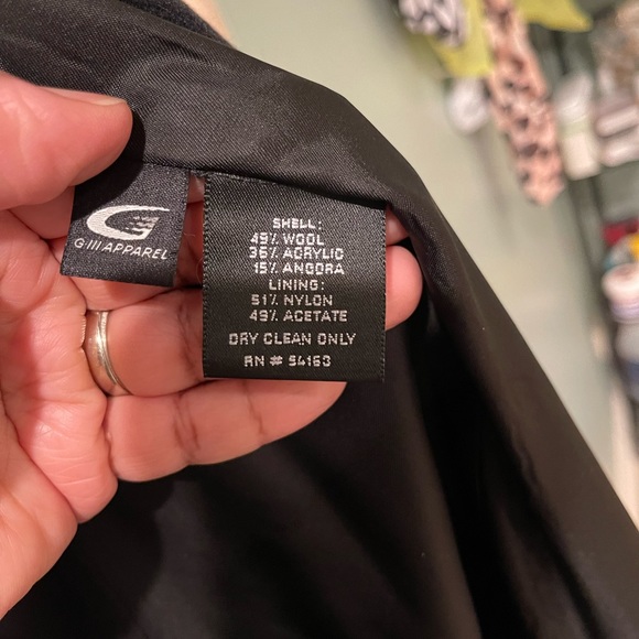 Cole Haan Women's Wool Blend Winter Coat - Size Large - Fits 12/14 - Picture 3 of 4